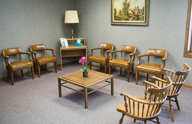 Dental waiting area in La Porte